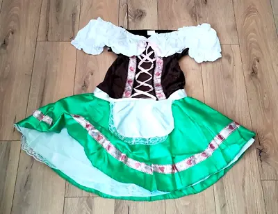 Ladies Wench Beer Maid Oktoberfest Bavarian German Fancy Dress 10-12 • £17.99