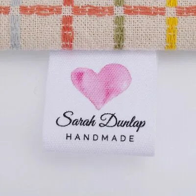 $33.91 • Buy Custom Sewing Tag Brand Labels Personalized Name Logo Ribbon Handmade Washable