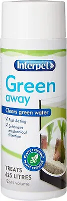 £6.20 • Buy Interpet Green Away Aquarium Algae Water Treatment 125ml