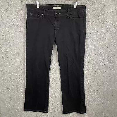 £13.98 • Buy LEVI'S Jeans Womens 16 (36x30.5) 545 Low Bootcut Black Mid Rise Pockets Stretch