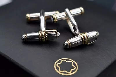 MONTBLANC Meisterstuck Jewellery Solitaire Scriptum (Fountain Pen) Cufflinks  • $500