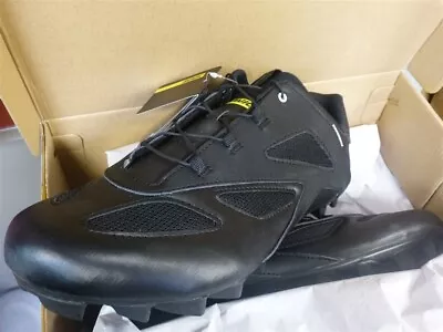 Shoes Mens MAVIC Crossmax Cleats US 11.5 EUR 46 UK 11 BLACK Cycling NEW  • $84.98