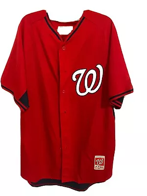 Washington Nationals Spring Training Majestic Jersey XL/48 MLB • $40