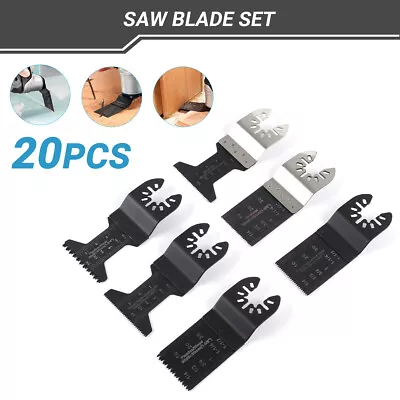 20PCS Saw Blades Oscillating Multi Tool For Fein Multimaster Bosch Ryobi Erbauer • $16.50