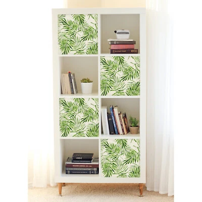 $49.95 • Buy Decals Kallax / Expedit IKEA Exotic Palm Removable Covering Furniture Sticker