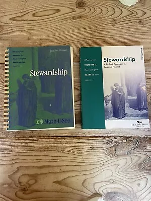 Math U See Stewardship Student Textbook And Teacher Manual • $40