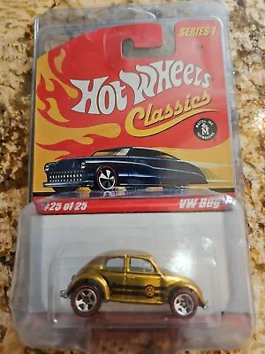 2004 Hot Wheels Classics Series 1 VW Bug Gold Variant • $20