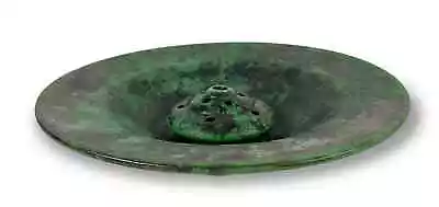 Weller Coppertone Pottery Bowl & Flower Frog • $299.99