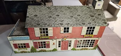 Vintage Marx Tin Litho Two Story Colonial Style Playhouse Dollhouse W/chimney • $60