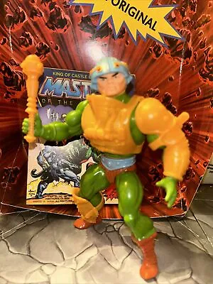 Man At Arms (8back/red Dot) Masters Of The Universe 100% Complete W Comic • $69.99