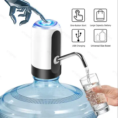 Water Bottle Switch Pump Electric Automatic Universal Dispenser 5 Gallon USB • $7.95