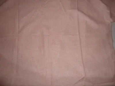 Tablecloth Pale Pink Linen 35  X 54  Vintage Fabric Dress Suit Craft Burlap • $14.99