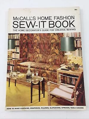 McCall's Home Fashion Sew It  Book (Paperback 1965) • $12.29