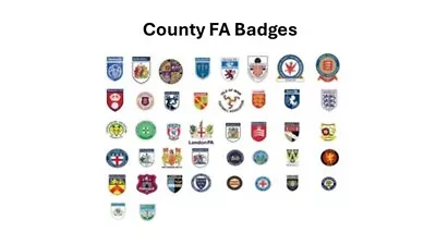 FA Referee Or County Referee Badge (Iron On Yourself) Easy To Do! • £2.90