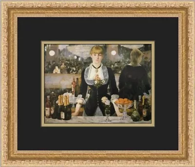 Edouard Manet A Bar At The Folies-Bergere Custom Framed Print • $65
