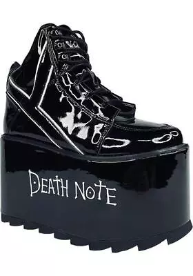 YRU SHOES Qozmo Death Note [Black/White] | PLATFORMS* Gothic • $215.95
