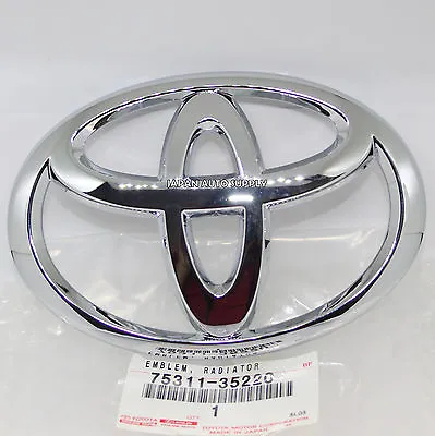 OEM GENUINE TOYOTA 2006-2009 4Runner Front Radiator Grille Emblem 75311-35220 • $27.74