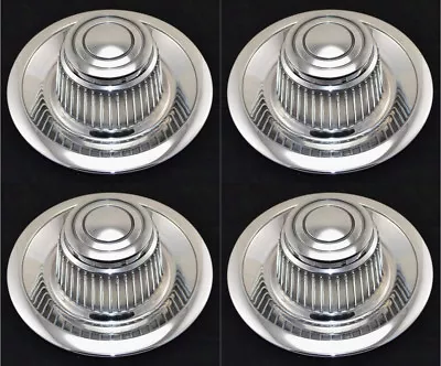 Chevrolet Corvette Camaro Nova Chevelle Rally Wheel Chrome Center Caps Set New • $69.95