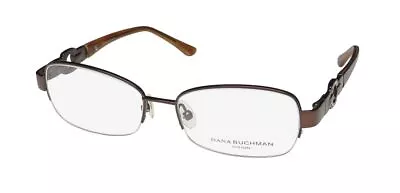 Dana Buchman Reva Half-rimless Light Weight Usa Designer Eyeglass Frame/eyewear • $22.45