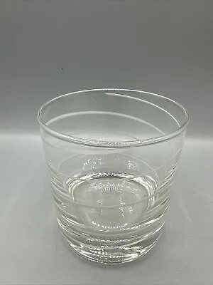 Mikasa Cheers Clear Spiral Etched Double Old Fashioned Whiskey Lowball Glass • $9.99
