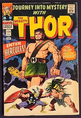 Journey Into Mystery #124 January 1966 • Hercules Appearance • $24.99