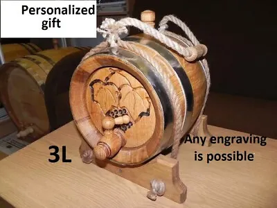 Personalized Barrel Custom Barrel 5th Anniversary Wooden Gift • $200