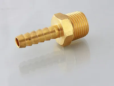 Male Bspt Hose Tails BRASS Hosetail Fitting Con1/8  To 2  WaterGas • £2.69