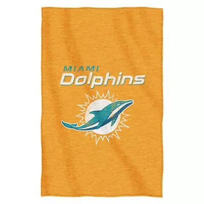 NFL Miami Dolphins  Sweatshirt  Style Blanket 54x84 Throw Design • $59.95
