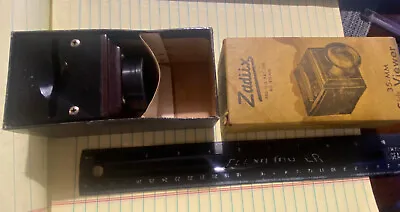 VINTAGE Zadiix 35mm Slide Strip Viewer - Royal De-Luxe Made Of Bakelite In Box • $29.99