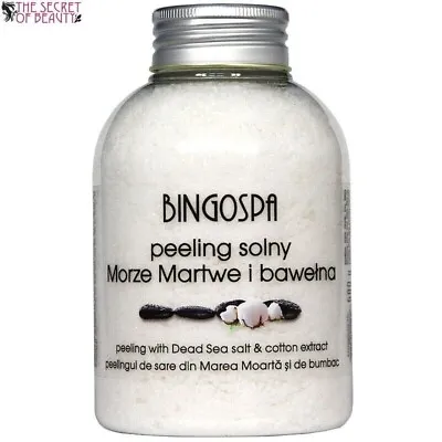 £9.99 • Buy Bingospa Peeling With Dead Sea Salt & Cotton Extract 580g SPA/ PEELING