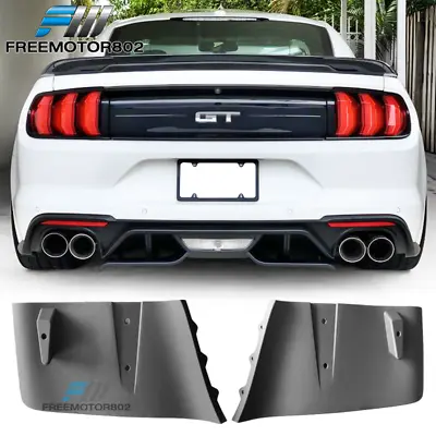 Fits 18-23 Ford Mustang GT Only Rear Bumper Diffuser Valance Aero Foil Cover Kit • $40.99