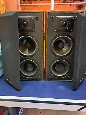 Vintage Polk Audio Monitor M5jr Speakers TESTED WORKING PAIR • $169.99