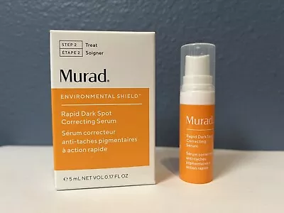 MURAD Environmental Shield Rapid Dark Spot Correcting Serum Travel .17oz/5ml NIB • $9.99