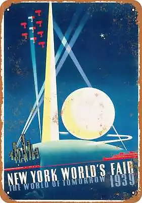 Metal Sign - 1939 New York World's Fair 3 -- Vintage Look • $18.66