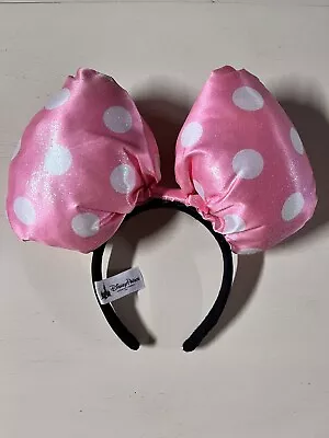 Official Disney Parks Giant Pink Bow Minnie Mouse Ears • $15