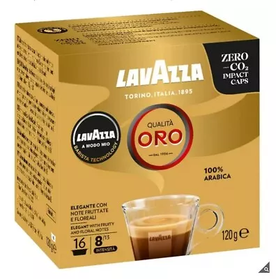 New Lavazza A Modo Mio Qualita Oro Coffee Capsules 6 X 16 Pack • $83