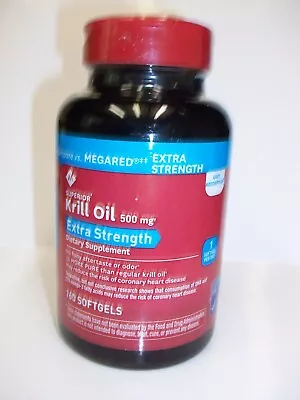 Extra Strength Omega-3 100% Pure 500mg Krill Oil 160 Softgels Compare To MegaRed • $29.98