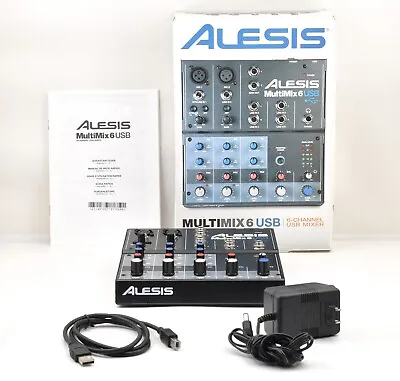 【Very Good Condition】Alesis MultiMix 6 USB Integrated USB 2.0 From Japan • $143