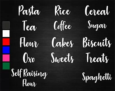 £1.19 • Buy Mrs Hinch Inspired Jars Storage Trays Draws Cupboard Label Decal Vinyl Stickers