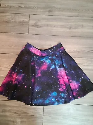 Skater Skirt Galaxy Skirt Space Skirt Circle Skirt Black Skirt Hot Topic Skirt • £24.33