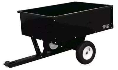 Heavy Duty 500 Lb Tow Behind Hauling Utility Dump Cart Powder Coated Steel Frame • $249.99