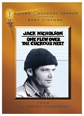 One Flew Over The Cuckoo's Nest DVD Jack Nicholson NEW • $10.27