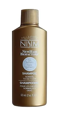 NISIM ANTI DHT HAIR LOSS TREATMENT SHAMPOO OILY Greasy Scalp Mens Women 60 Ml • £5.99