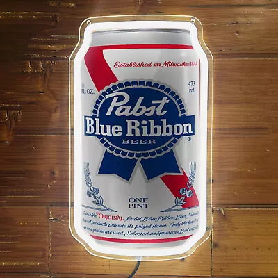 Blue Ribbon Beer Neon Sign Retro Garage Decor Gas Station Creative Light K1 • $49.90