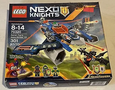 LEGO 70320 Aaron Fox's Aero-striker V2 Nexo Knights Brand New Sealed Box • $34.99