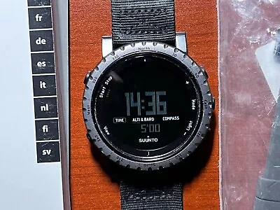 SUUNTO Core Military Men's Gray / Black Watch W/ Extras  BUSHCRAFT TACTICAL SOF • $88.99