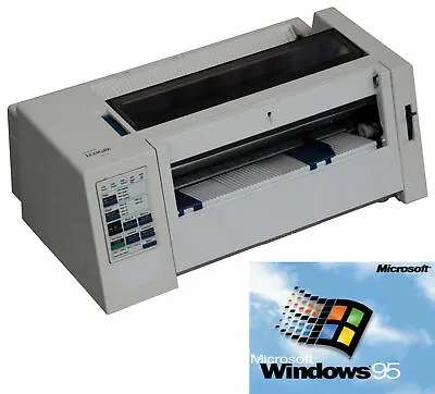 A4 Dot-Matrix Dot Printer Lexmark 2380 Single Sheet Endless For Windows 95 98 • £84.17