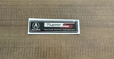 For Acura MDX TLX NSX INTEGRA TYPE S Emblem Badge Decal Sticker Black 2021 2022 • $23