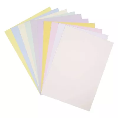 A3 Pastel Card Coloured Card 10 Sheets 180gsm Spring Card A3 Coloured Card Large • £5.29