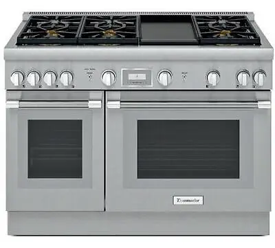 Thermador 48  Stainless Gas Professional Series Pro Harmony Range PRG486WDH • $8499